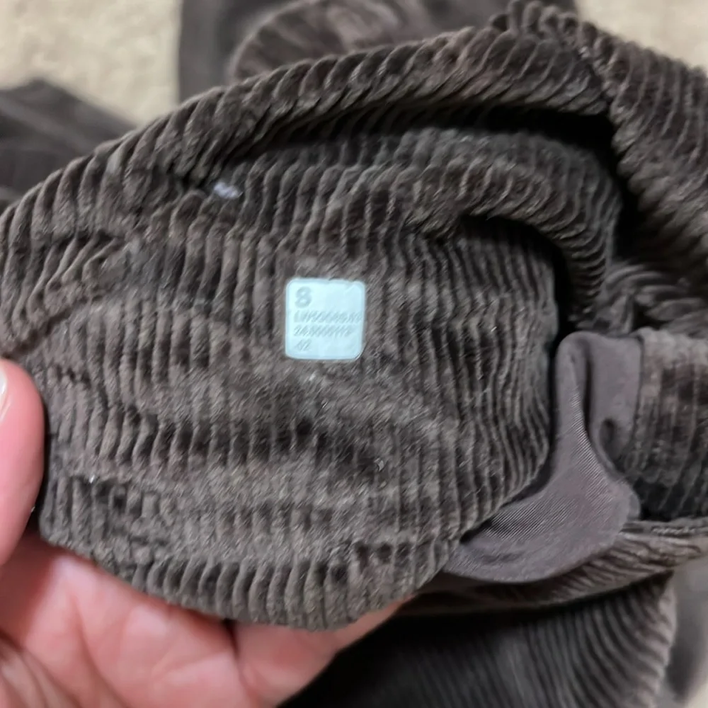 Lululemon Brown Velvet Corduroy Pants Size Small - Picture 6 of 6